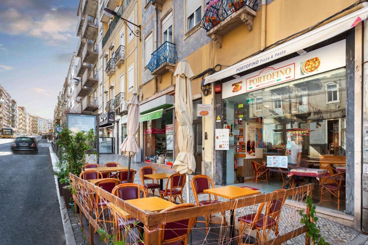 Stupendo- Two Rooms, Patio With Refreshing Pond-Center-Air Conditioning-Free Park Lissabon Exterior foto